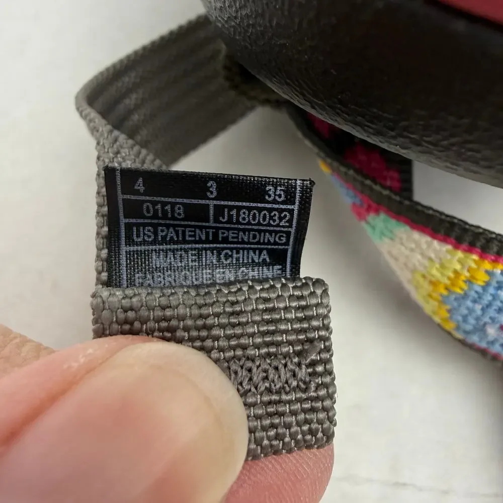 Chaco Z/1 EcoTread Kids Multi-Color Strappy Athletic Sport Sandal Size 4